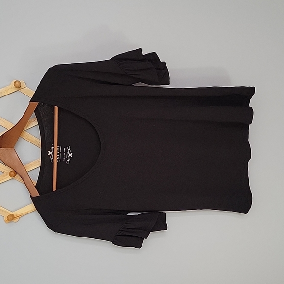 VELVET by Graham Spencer RIELLE ruffle sleeve T - Picture 1 of 6